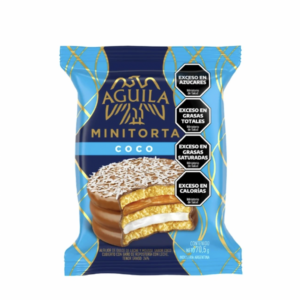 alfajor aguila minitorta coco triple