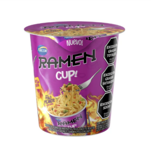 ramen cup arcor sabor pollo picante
