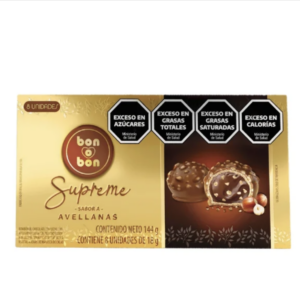 caja bon o bon supreme sabor a avellanas