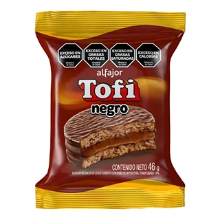 alfajor tofi negro simple