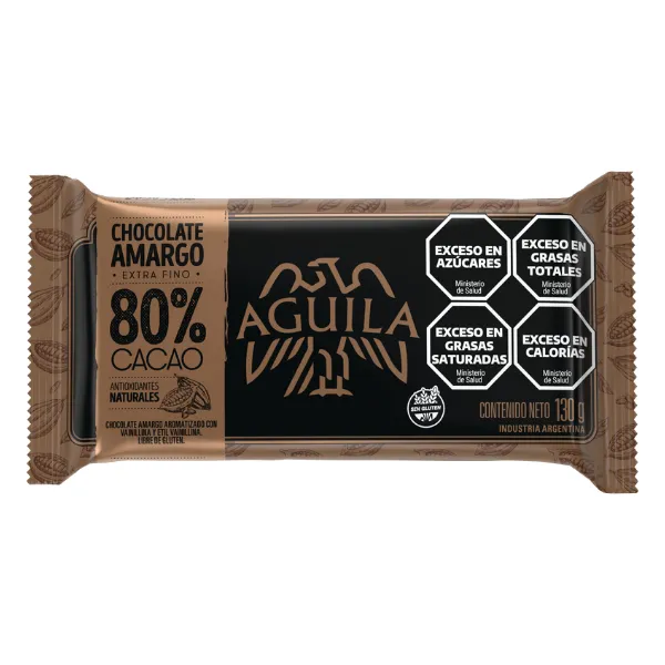 chocolate aguila 80% cacao