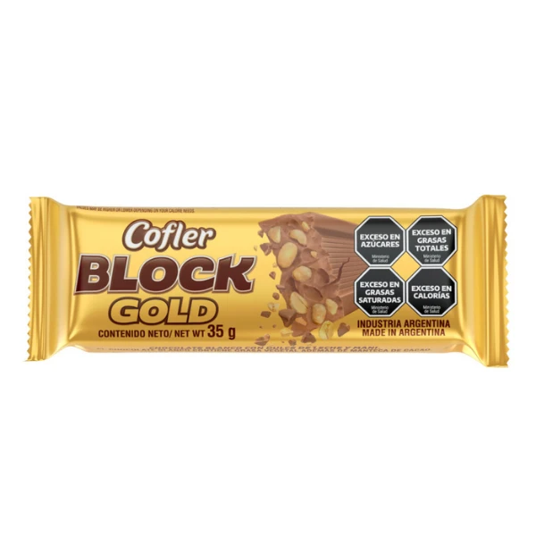 chocolate cofler block gold