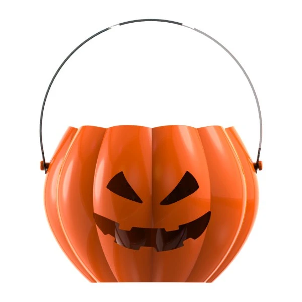 calabaza halloween rellena de caramelos frutales