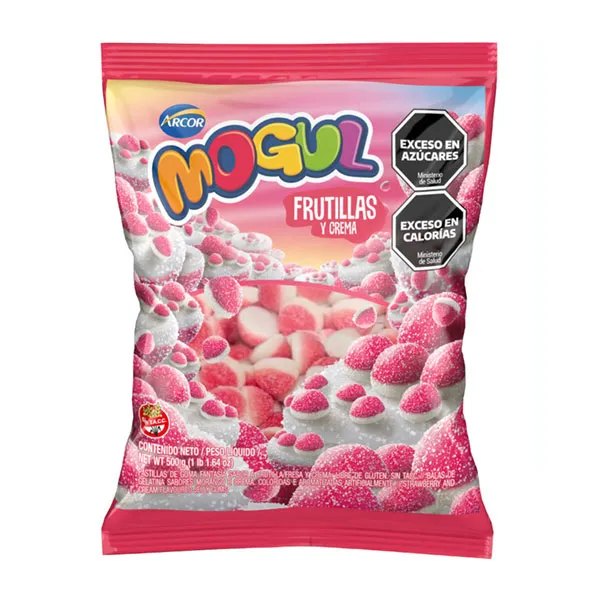 gomitas mogul frutillas y crema
